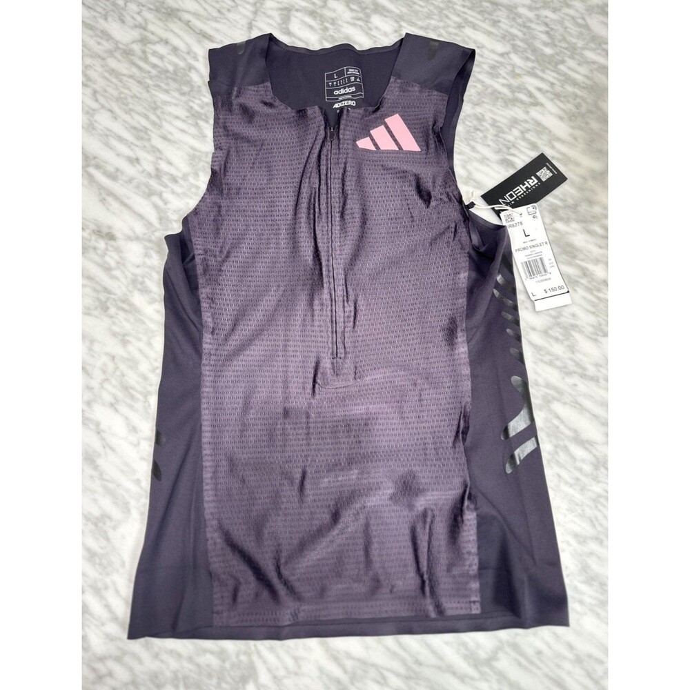 adidas Pro Elite Team Rheon Promo Racing Singlet Tight Fit Men's small IR8278
